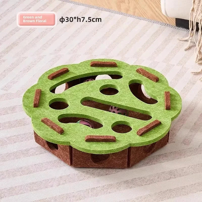 PETNEST™ Felt Puzzle Box Cat Toy