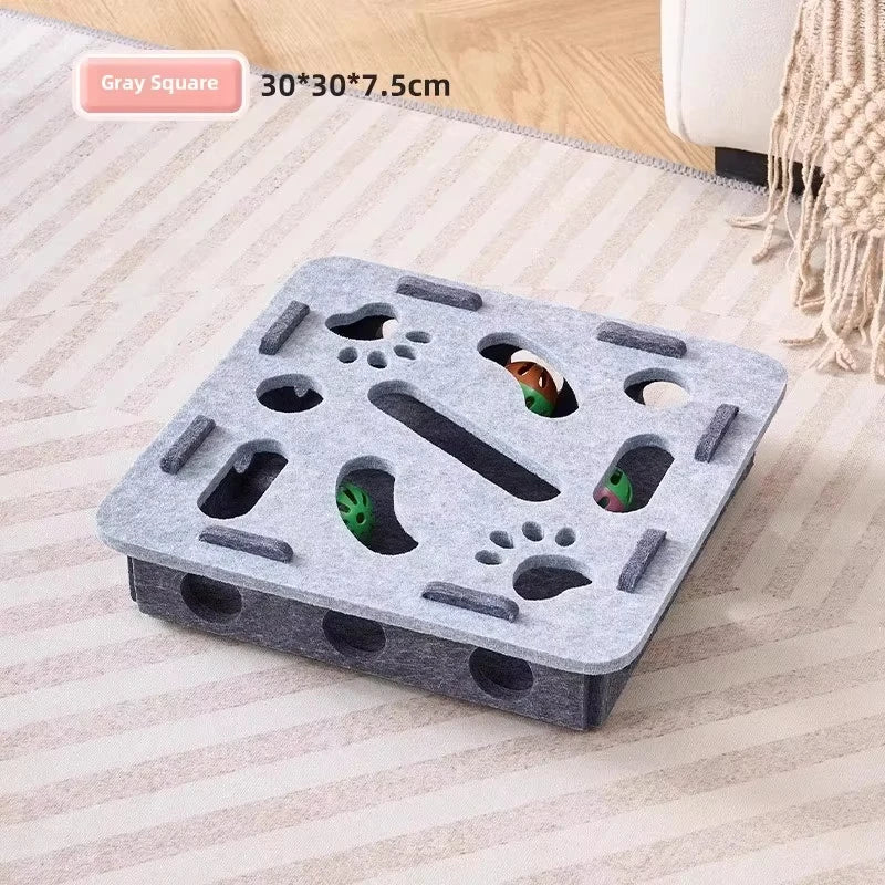 PETNEST™ Felt Puzzle Box Cat Toy