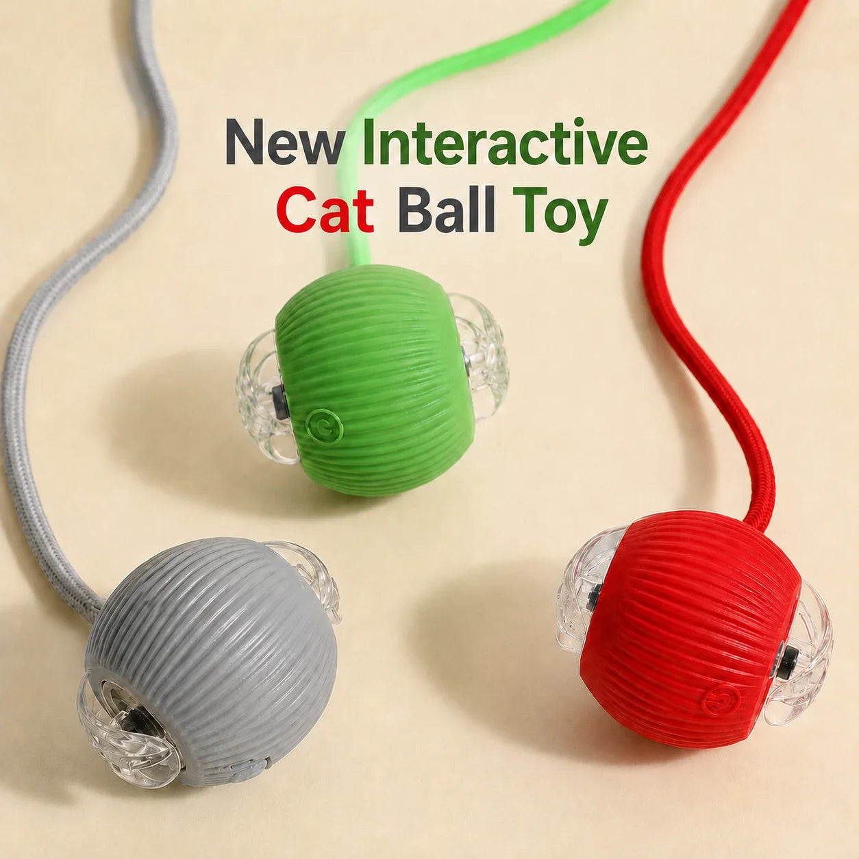 Smart Interactive Rolling Ball for Cats & Dog