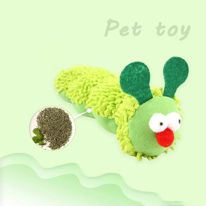 PETNEST™ Caterpillar Catnip & Silvervine Cat Toy