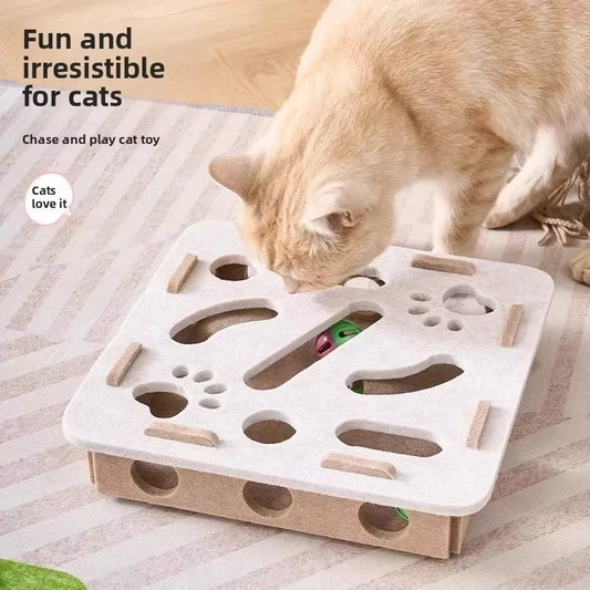 PETNEST™ Felt Puzzle Box Cat Toy